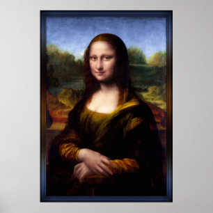Mona Lisa (Portrait von Lisa Gherardini) Poster