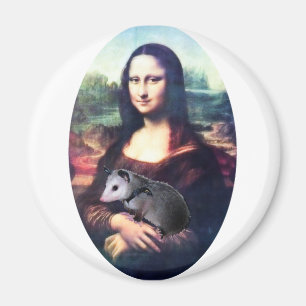 Mona Lisa Possum Magnet