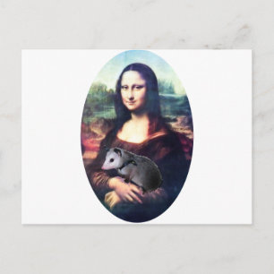 Mona Lisa Possum Postkarte