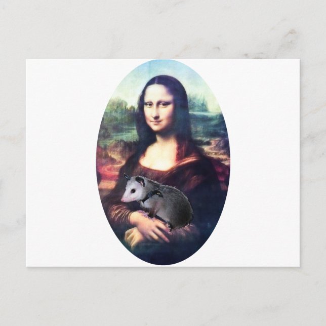 Mona Lisa Possum Postkarte (Vorderseite)