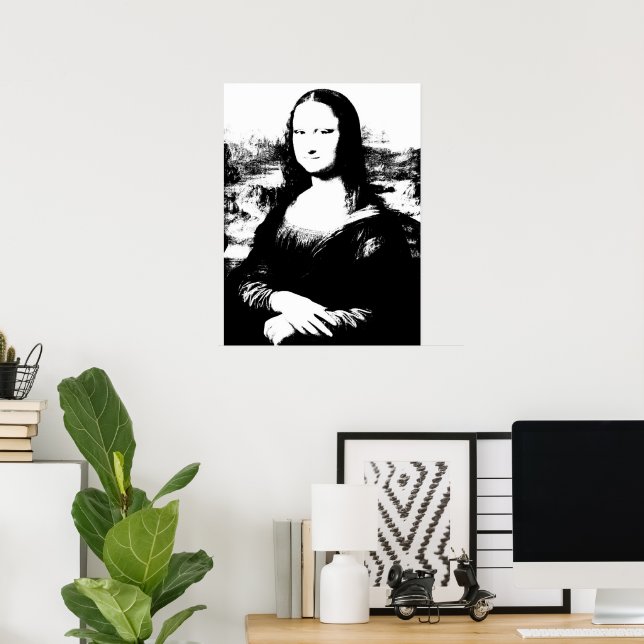 Mona Lisa Poster (Heimbüro)