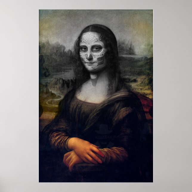 Mona lisa poster (Vorne)
