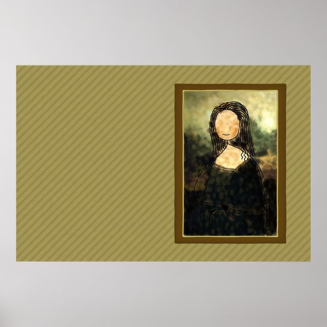 Mona Lisa Poster (Vorne)