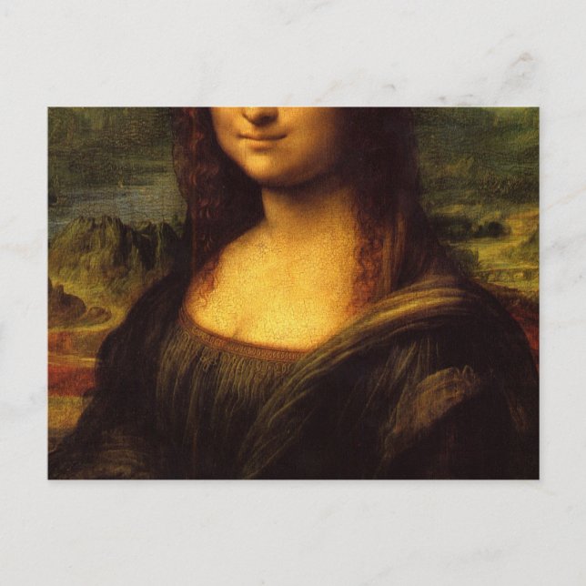 Mona Lisa Postkarte (Vorderseite)