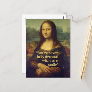 Mona Lisa Postkarte