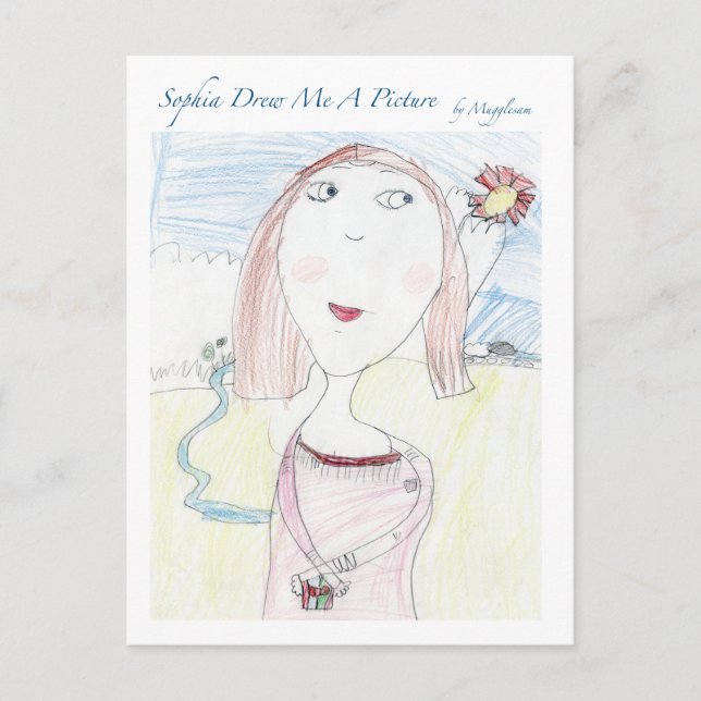 Mona Lisa Postkarte (Vorderseite)