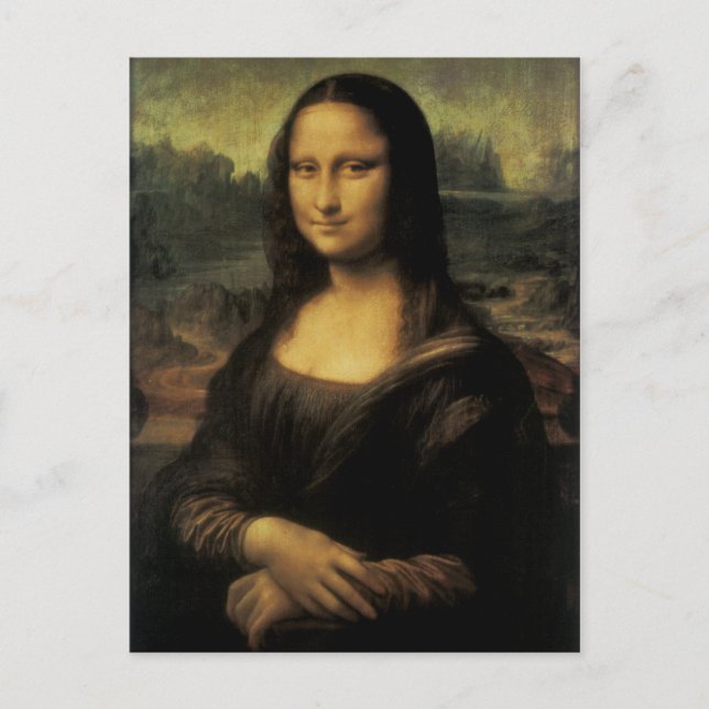 Mona Lisa Postkarte (Vorderseite)