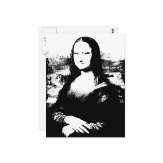 Mona Lisa Postkarte