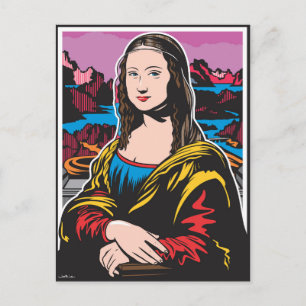 Mona Lisa Postkarte