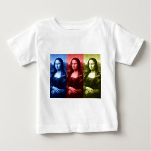 Mona Lisa Primärfarben Baby T-shirt