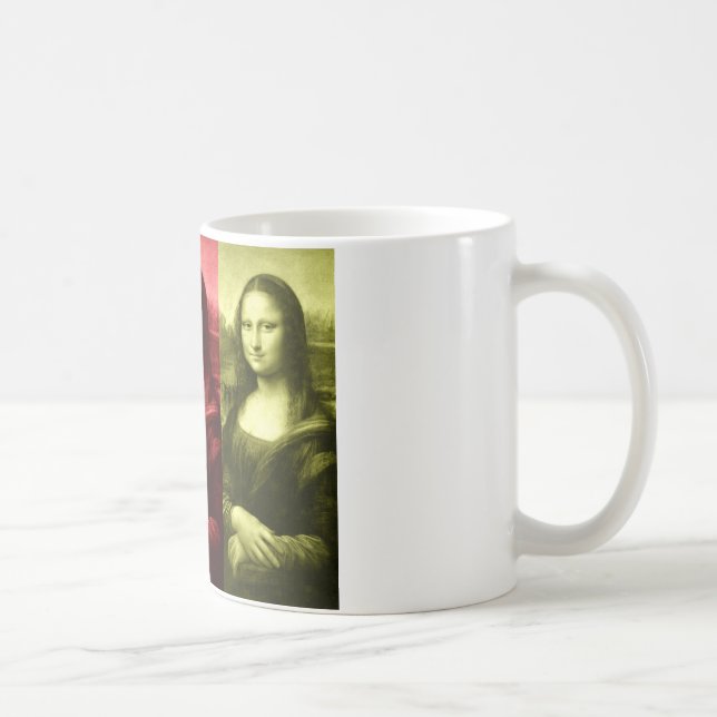 Mona Lisa Primärfarben Tasse (Rechts)