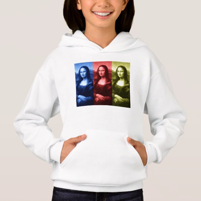 Mona Lisa Primary Colors Sweatshirt (Vorderseite)