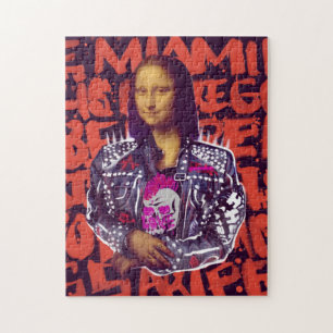Mona Lisa Punk Art Puzzle