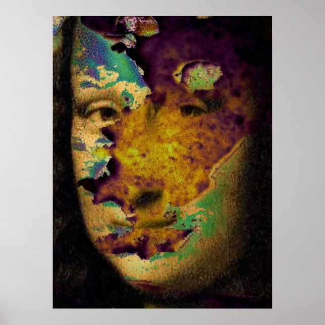 Mona lisa roh poster (Vorne)