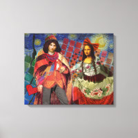 Mona Lisa Romantic Funny Colorful Arte work
