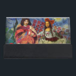 Mona Lisa Romantic Funny Colorful Arte work Schreibtisch-Visitenkartenhalter<br><div class="desc">Diese wunderbare Einladung bringt Elemente aus der Mona Lisa und Van Gogh's Starry night, um ein außergewöhnlich einzigartiges und skurriles Hochzeitthema für eine Einladung, danke, Tischnummer, und mehr zu machen! Die Mona Lisa - Dieses Bild zeigt die Mona Lisa mit ihrem Mann, tanzend in skurriler Boho-Manier vor Van Gogh's Starry...</div>