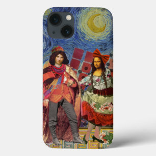 Mona Lisa Romantische Lustige Farbige Kunst Case-Mate iPhone Hülle