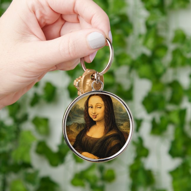 Mona Lisa Schlüsselanhänger Klassiker Leonardo Da  (Hand)