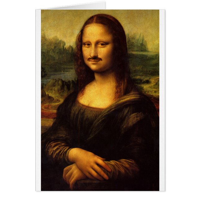 Mona Lisa Schnurrbart (Vorne)