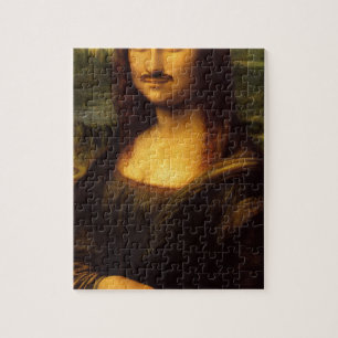 Mona Lisa Schnurrbart Puzzle