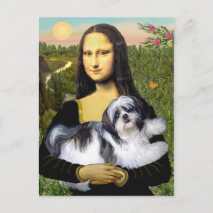 Mona Lisa - Shih Tzu (A-ld) Postkarte