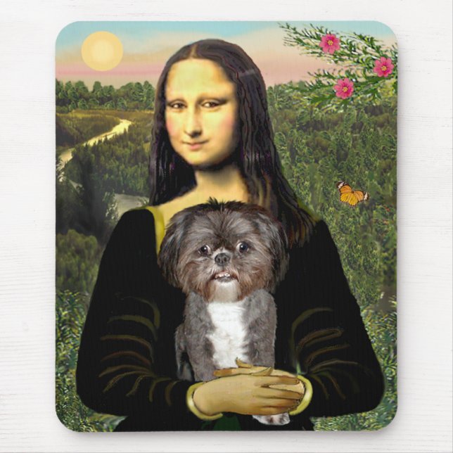 Mona Lisa - Shih Tzu (M) Mousepad (Vorne)