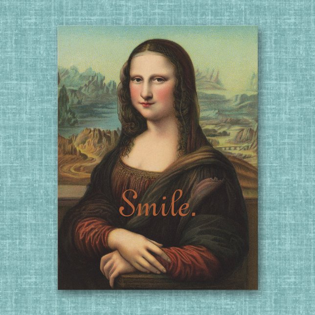 Mona Lisa Smile Postkarte (Von Creator hochgeladen)