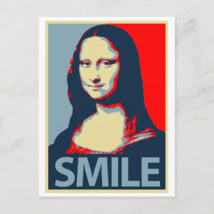 Mona Lisa Smile Postkarte