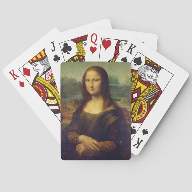 Mona Lisa Spielkarten (Rückseite)
