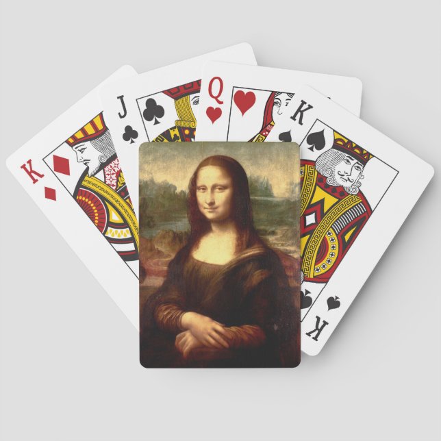 Mona Lisa Spielkarten (Rückseite)