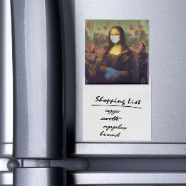 Mona Lisa spielt im Safe um Coronavirus, ZFBP Magnet