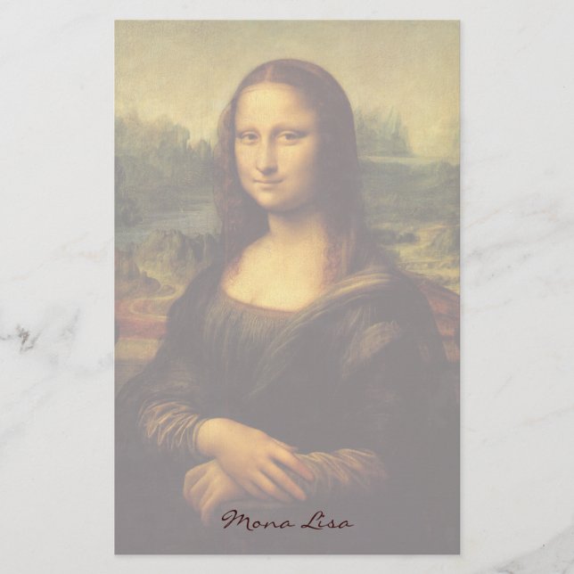 Mona Lisa Stationery Briefpapier (Vorderseite)