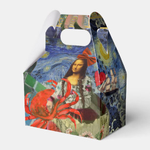 Mona Lisa Sternennacht Collage: Whimsical Surreal Geschenkschachtel