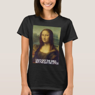 Mona Lisa Style T-Shirt - Einzigartiges Design