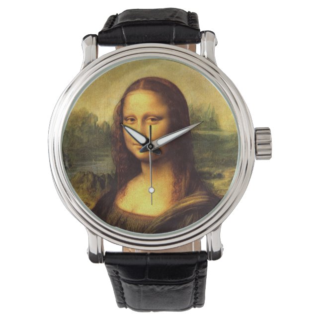 Mona Lisa Template Wristwatch Armbanduhr (Vorderseite)
