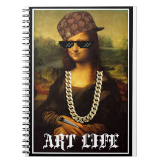 Mona Lisa Thug Art Life Notizblock