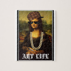 Mona Lisa Thug Art Life Puzzle