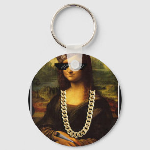 Mona Lisa Thug Art Life Schlüsselanhänger