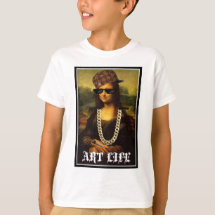 Mona Lisa Thug Art Life T-Shirt