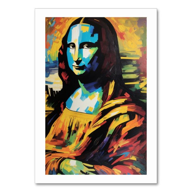 Mona Lisa Tischnummer (Vorderseite)