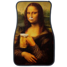 Mona Lisa trinkt Bier Liebhaber
