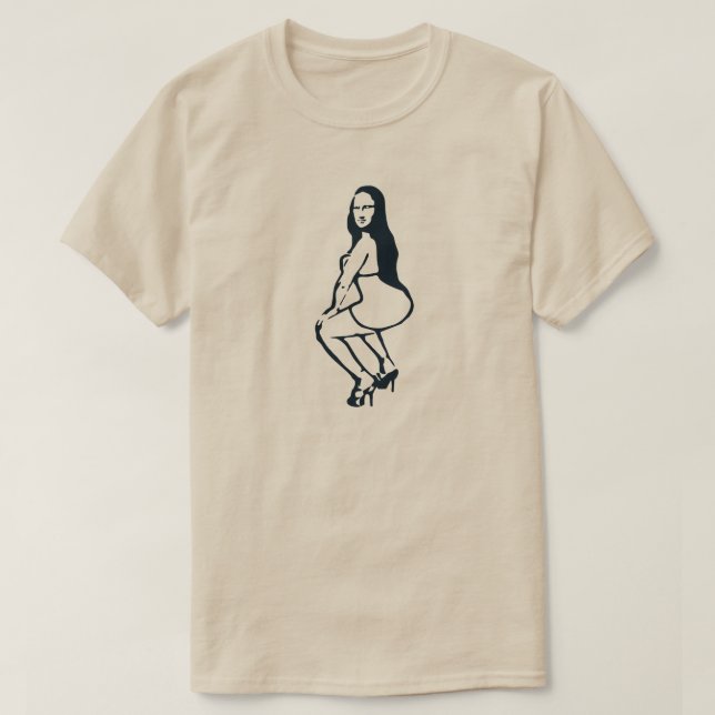 Mona Lisa Twerking T-Shirt (Design vorne)