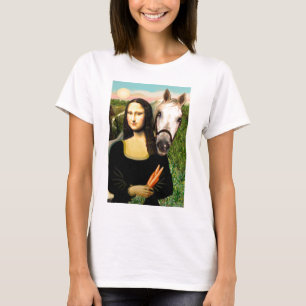 Mona Lisa und ihr Arabisches Pferd T-Shirt