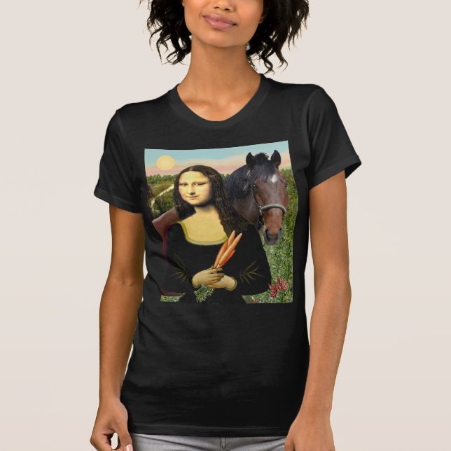Mona Lisa und ihr Quarter Horse T-Shirt (Vorderseite)