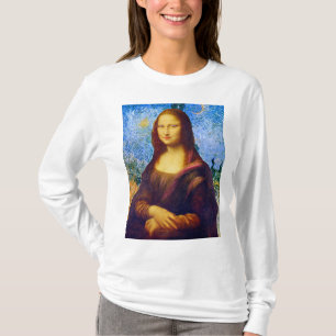 Mona Lisa und Van Gogh T-Shirt