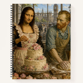 Mona Lisa & Van Gogh Backen Notizbuch