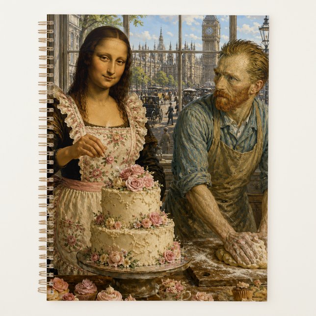 Mona Lisa & Van Gogh Backen Planer (Vorderseite)