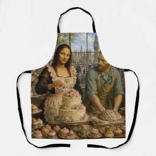 Mona Lisa & Van Gogh Backen Schürze