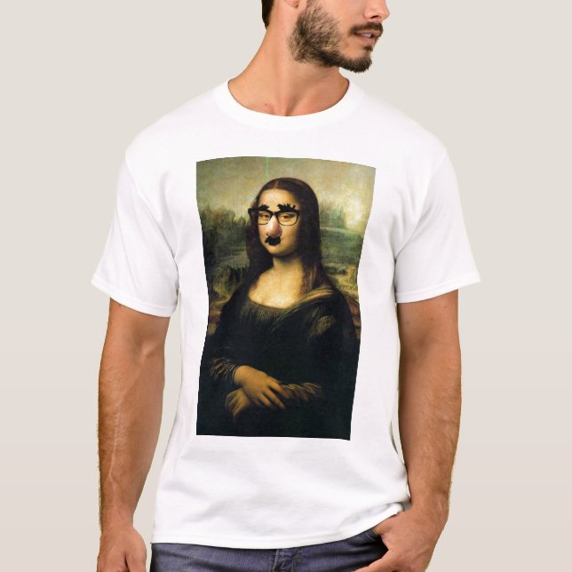 Mona Lisa Verkleidung T-Shirt (Vorderseite)