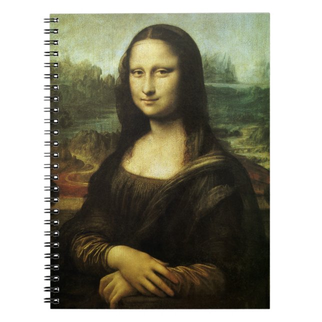 Mona Lisa von Leonardo da Vinci, Kunst der Renaiss Notizblock (Vorderseite)